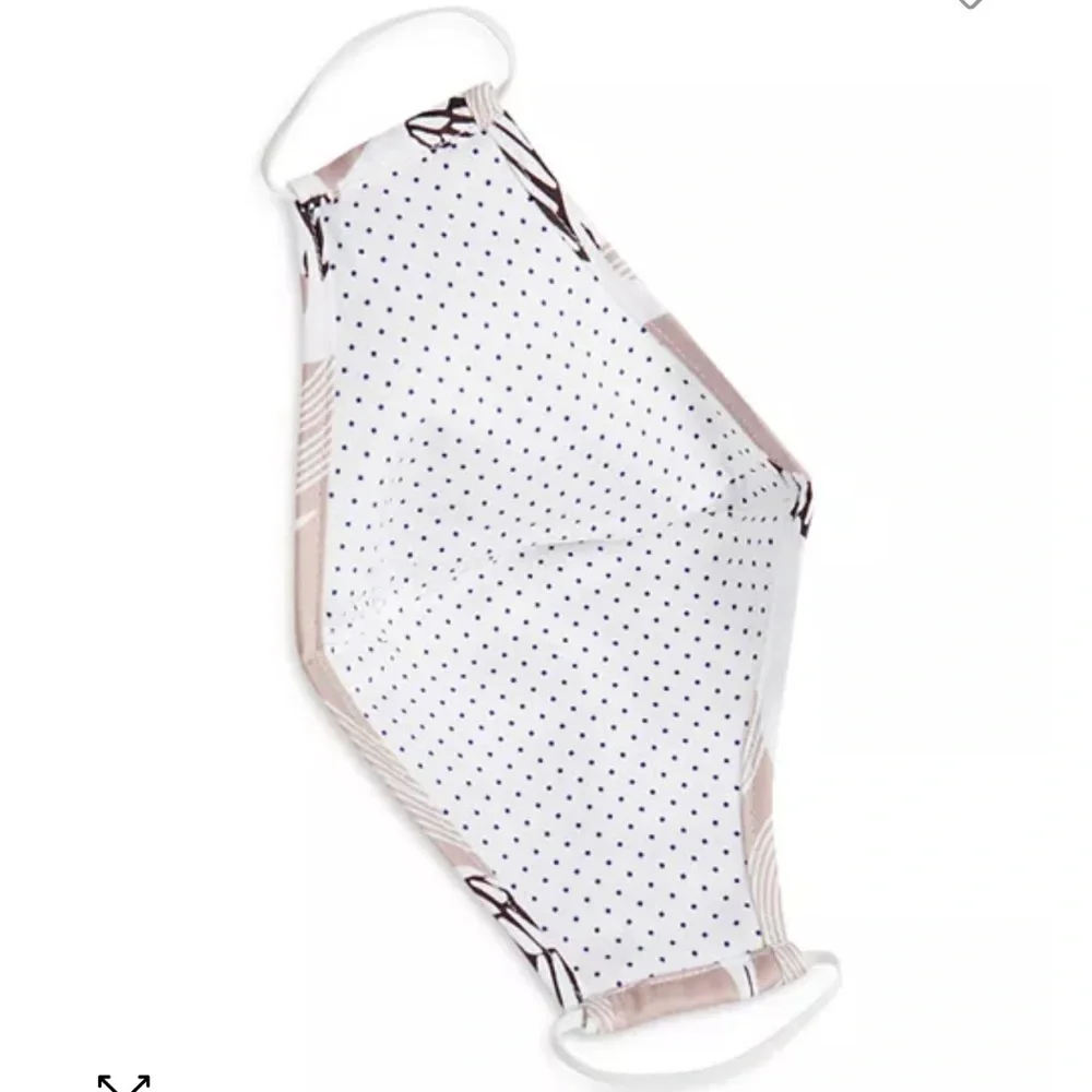 Stylish Beige and White Face Mask TED BAKER LONDON Reversible Reusable FACE NWT